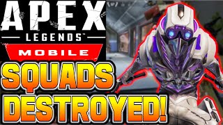 DESTROYED THIS SQUAD SOLO! (NO BOTS) | Apex Legends Mobile Gameplay #apexlegendsmobilegameplay