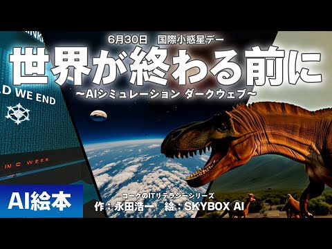 【AI絵本】世界が終わる前に（AIシミュレーション、ダークウェブ）【読み聞かせ】【コークのITリテラシー絵本シリーズ】