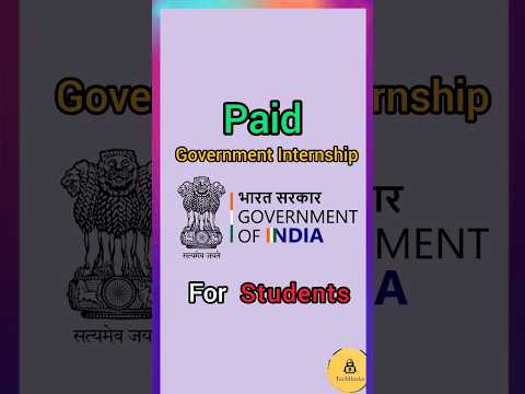 Paid Government Internship for Students🧑‍🎓 | TechHacks🧑‍💻 | #internship #govt #techhacks #shorts