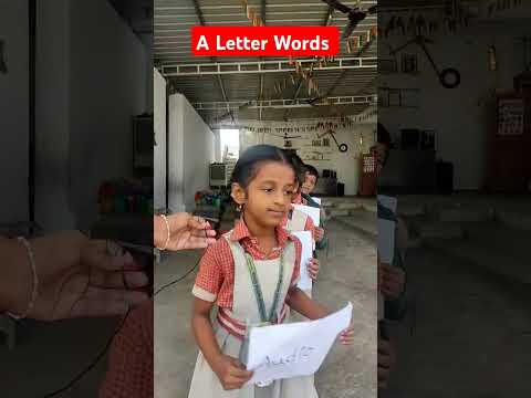 A Letter Words#english #words #school #education #teacher #viralvideo #schooleducation 🌈😍