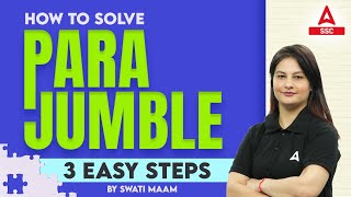 How to Solve Parajumble in English | Strategy by Swati Mam