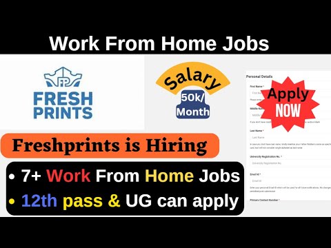 8 Amazing Work-From-Home Jobs at FreshPrints | Apply Now!