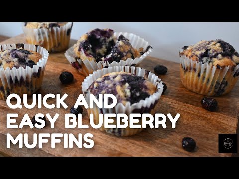 Easy Blueberry Muffin Recipe | Moist & Fluffy 🫐