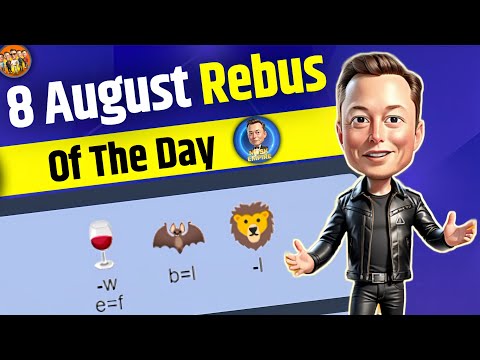 Rebus of thy day Musk Empire | Musk Umpire daily Rebus of thy day | 8 August Rebus of thy day |