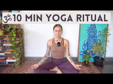 10 Min Seated Morning Yoga Ritual | Stretch, Breathe, Connect