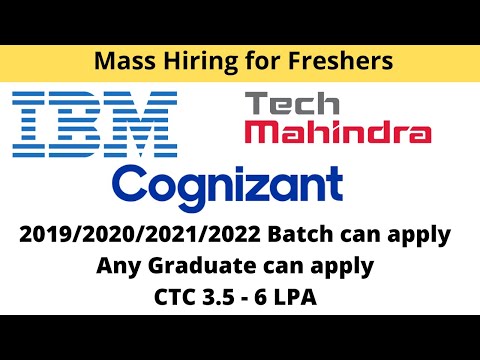 IBM Tech Mahindra Cognizant HIRING 50% criteria | CTC 4.05 LPA | 3.5 LPA