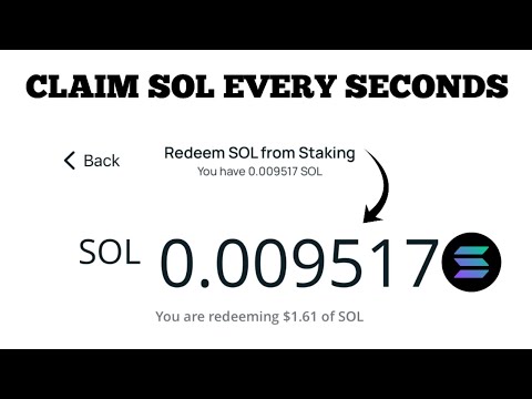 Claim Free SOL Every Seconds With This New Sol Staker | Free Solana