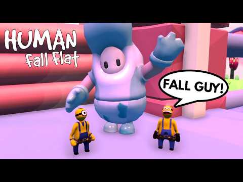 MINIONS MEETS FALL GUY in HUMAN FALL FLAT