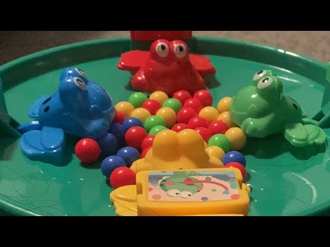 ASMR HUNGRY FROGS LET'S PLAY