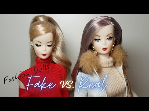 Fake vs. Real Fashion Doll Mengf bodies from Aliexpress – in depth review plus skin color comparison