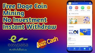 Earn Money Online without investment - make money online without investment - Dogecoinex Mining Free