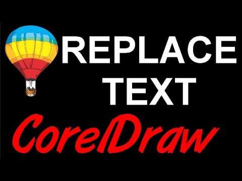 Corel Draw Tips & Tricks Find and Replace Text to THE MAX