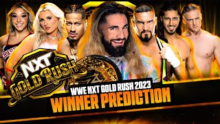 WWE NXT Gold Rush 2023 Official And Winners Predictions HD | Wrestle Freakin