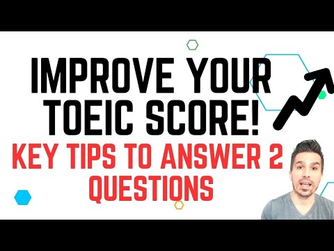 TOEIC STUDENTS USUALLY GET THIS ANSWER WRONG, BUT THEY DON'T HAVE TO.   Tips to answer 2 questions.