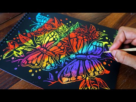 Viral Rainbow Scratch book Tested by Deeplife 🌈  🦋