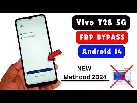 Vivo Y28 5G FRP Bypass/Unlock - Google Account Bypass | Latest Update ANDROID 14 (2024 Without PC)