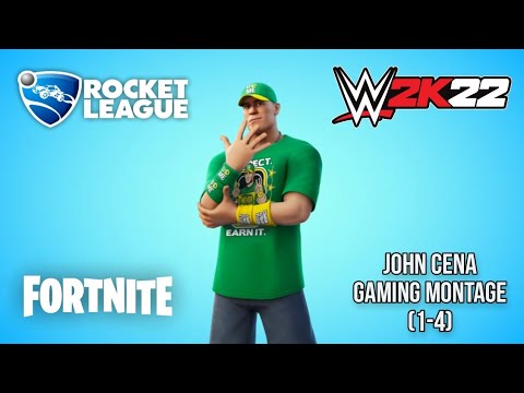 JOHN CENA MONTAGE (1-4) [WWE 2K22, Fortnite & Rocket League]