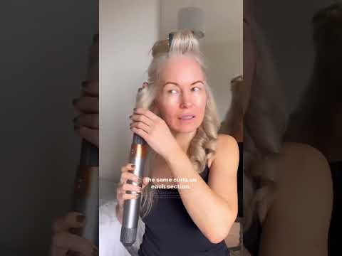 Dyson Airwrap Tutorial! How I use it to create curls & lots of volume. #hairtutorial #dysonairwrap