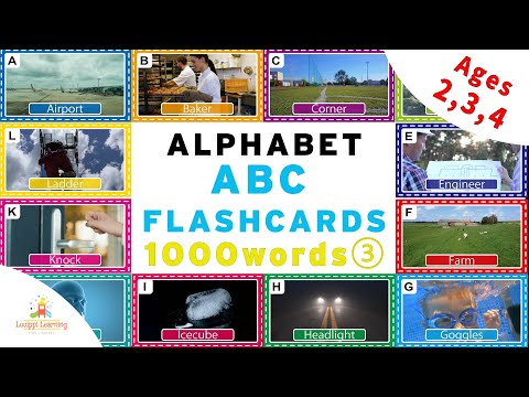 [English] ABC FlashCards for Child from 1000 Dictionary 3