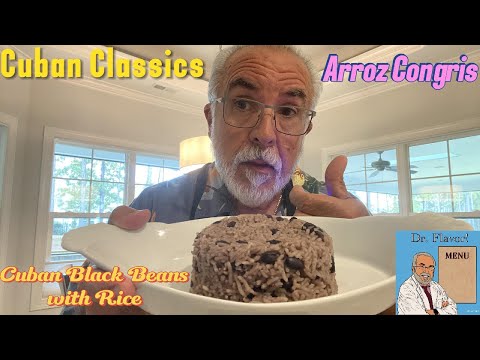 Cuban Black Beans with Rice  Arroz Congris