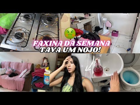 FAXINA DA SEMANA NA CASA TODA! ESTAVA BEM SUJA🤮🏡 | Ingrid Silva 💖