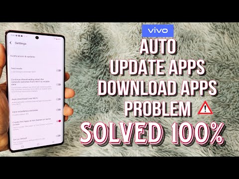 AUTO UPDATE & AUTO DOWNLOAD APPS PROBLEM IN VIVO SMARTPHONE 2024 SOLVED 100%