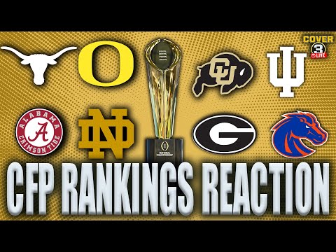 NEW 2024 CFP Rankings Reveal Reaction: Alabama Sneaks In, Miami Drops To 12 | College Football