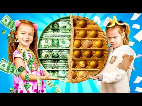 Rich Sister VS Poor Sister | Best Pranks & Funny Situations By Crafty Panda Go!