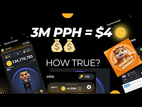 Unbelievable: 3M PPH = $4 💰💰 (Hamster Kombat 🐹)