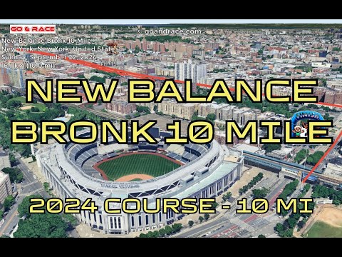 New Balance Bronx 10 Mile (2024): fly over the 10 mi course!