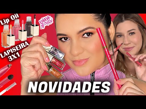 MAIS LANÇAMENTOS NIINA SECRETS - LAPISEIRA DE SOBRACELHA E LIP OIL SHINE