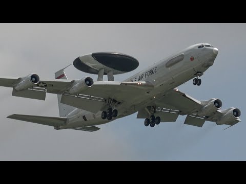 USAF E-3 Sentry Flyby - Spirit of St. Louis Air Show 2024