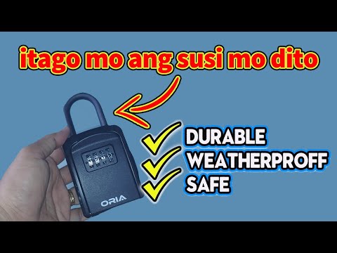 Dito mo itago ang iyong Susi sa Oria Key Storage Box Review [Tagalog]  #shopee