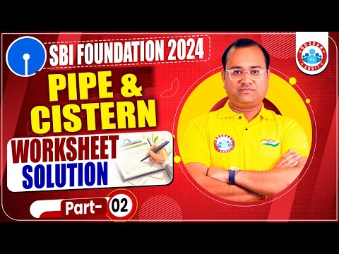 All Banking & Insurance Exam 2024 | Pipe & Cistern | Quant Worksheet Soluiton | Quant by Tarun Sir