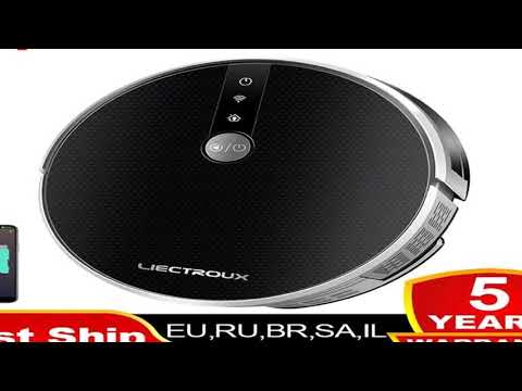 LIECTROUX/LILIN C30B Robot Vacuum Cleaner 6000Pa Suction, Map navigation with Me