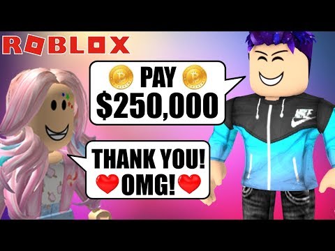 DONATING $250,000 TO RANDOM PLAYERS ON ROBLOX BLOXBURG!