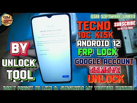 Tecno Spark 10C Ki5k FRP Bypass Unlock Tool|Tecno Spark 10C Google Account Unlock