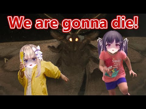 Shiina and Rie get attacked by a HUGE MOTH