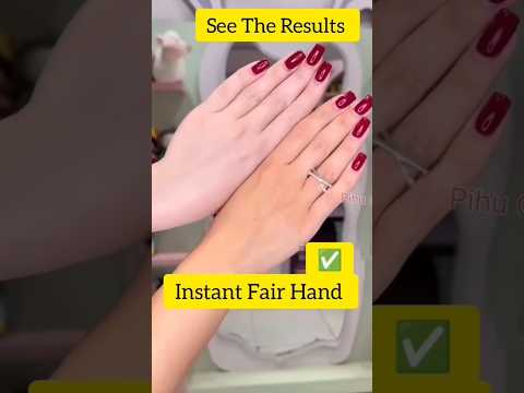 Get Fair Hand Instantly | Easy SunTan Removal Pack At Home/Easy Manicure #shorts #skincare #ytshorts