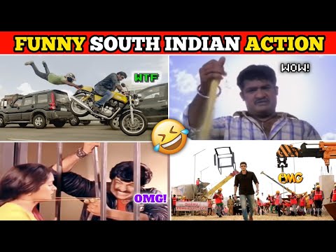 Funny South Indian Action Scene | Funniest Tollywood Action 🤣