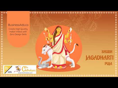 Shubh Jagadhatri Puja Template 2