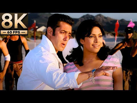 8K Remastered - Tujhe Aksa Beach Ghuma Du | Priyanka Chopra, Salman Khan | God Tussi Great Ho