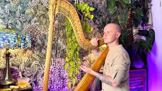 Sweet Dreams Harp Meditation - Sleep Peacefully & Release All Stress - Healing Relaxation Harp Music