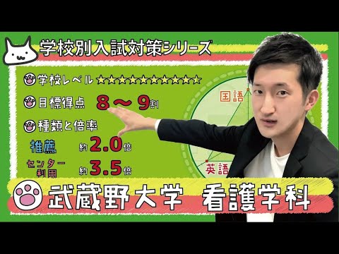 【再アップ】武蔵野大学 看護学科の傾向と対策【看護受験チャンネル】