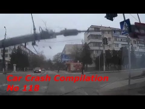 【衝撃映像】　海外自動車事故　衝撃クラッシュシリーズ 2014　決定的瞬間　Car Crash Compilation No 118