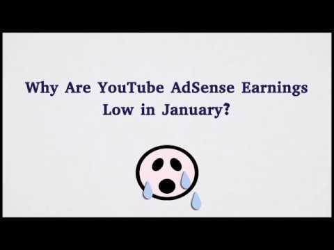 Youtube Low Earnings in January and February 2019