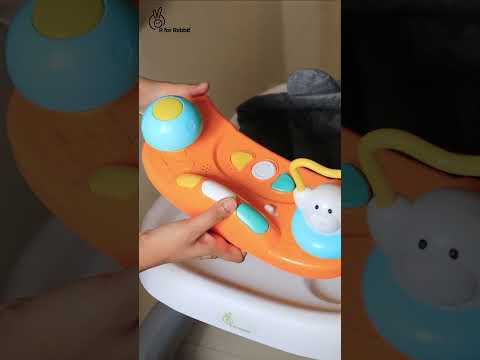 Little Feet Sportz Baby Walker 2-In-1 Walker Turn Push Walker | R for Rabbit Walkers  | #rforrabbit