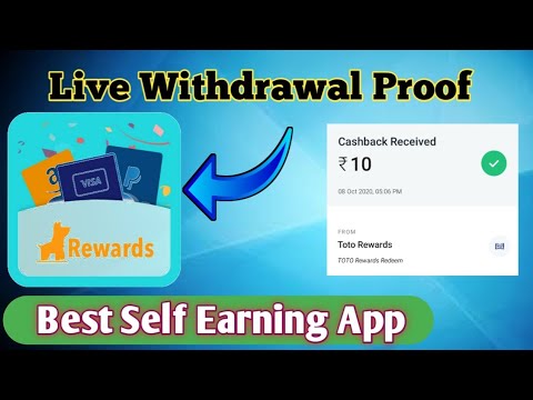 Live Payment Proof of Toto Reward App || Best Self Earning App ||