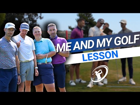 MIKEY GETS A LESSON WITH ME AND MY GOLF! // Piers Ward and Andy Proudman fix Mikey's Golf Swing