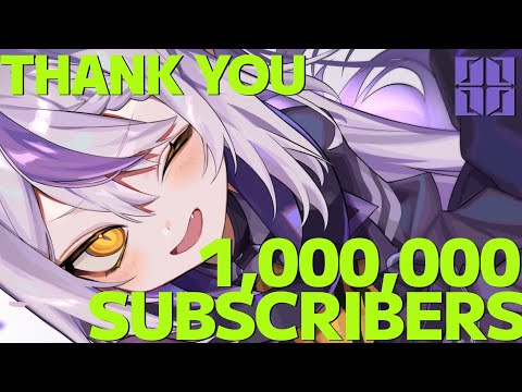 チャンネル登録者様1,000,000人感謝！喉が回復したら企画リベンジします！